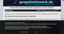 Desktop Screenshot of gospelnetzwerk.de